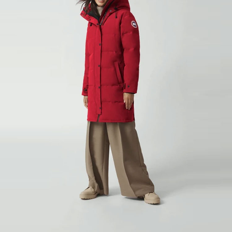 Shop (W) 캐나다구스 쉘번 베리 레드 파카 방수 다운 재킷 3802L-810