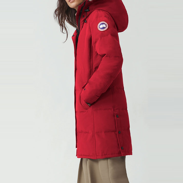 Sizing (W) 캐나다구스 쉘번 베리 레드 파카 방수 다운 재킷 3802L-810