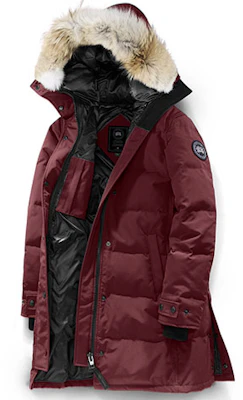 (W) 加拿大鹅Shelburne Black Label酒红色长款羽绒服 3802LB-317 Order (W) 加拿大鹅Shelburne Black Label酒红色长款羽绒服 3802LB-317