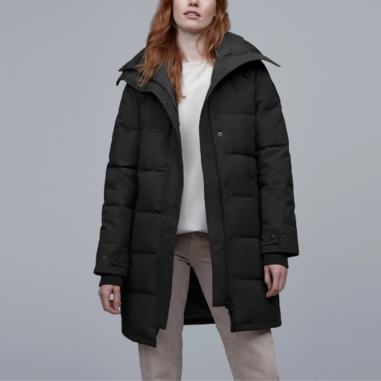 Lookbook (W) Canada Goose Shelburne Black Label Long Parka - Hitam 3802LB-61