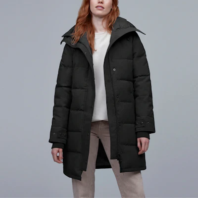 (W) Canada Goose Shelburne Black Label Long Parka - Hitam 3802LB-61 Lookbook (W) Canada Goose Shelburne Black Label Long Parka - Hitam 3802LB-61