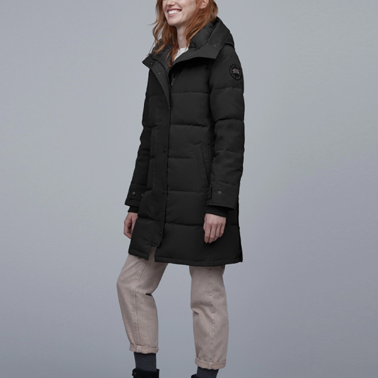 Purchase (W) Canada Goose Shelburne Black Label Long Parka - Hitam 3802LB-61
