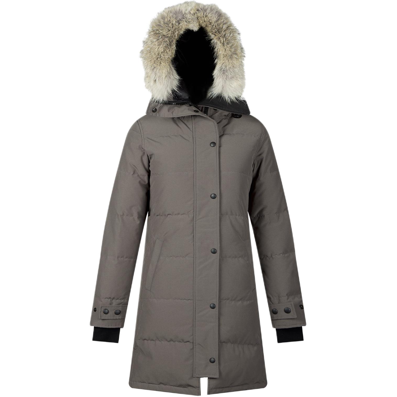 (Women) Canada Goose Shelburne Black Label Waterproof Parka - Coastal Grey 3802LB-811