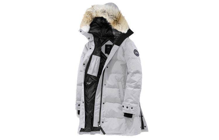 (Women) Canada Goose Shelburne Black Label Waterproof Parka Silver Birch 3802LB-200 圖 2