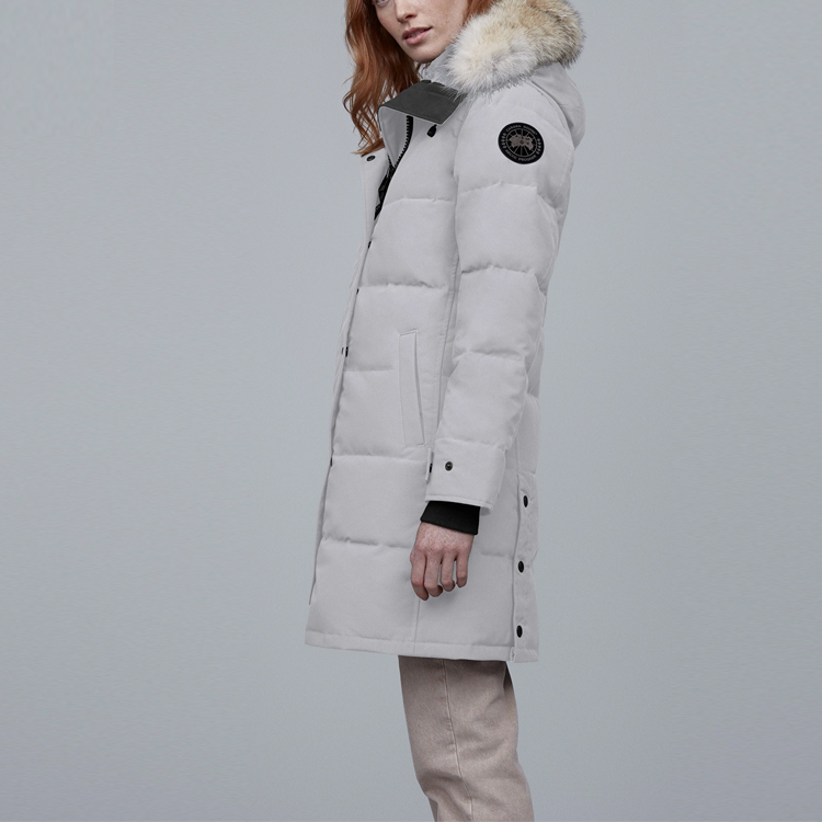 (Women) Canada Goose Shelburne Black Label Waterproof Parka Silver Birch 3802LB-200 圖 5
