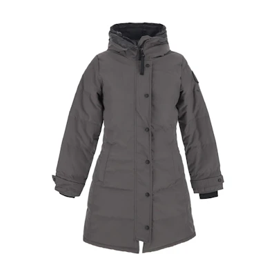 (Women) Canada Goose Shelburne Classic Grey Long Sleeve Hooded Zip Jacket. 3802WB-811