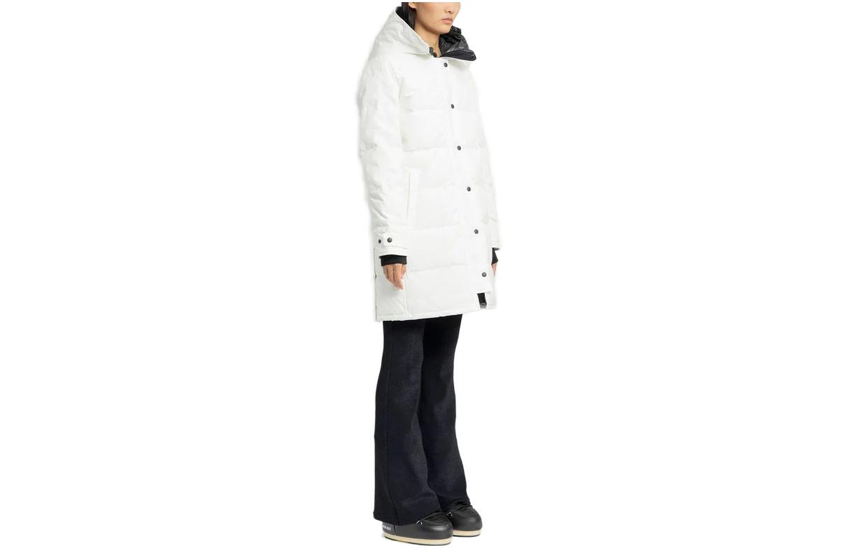 (Women) Canada Goose Shelburne Classic Mid-Length Hooded Jacket Women’s White 3802WB-433 圖 4