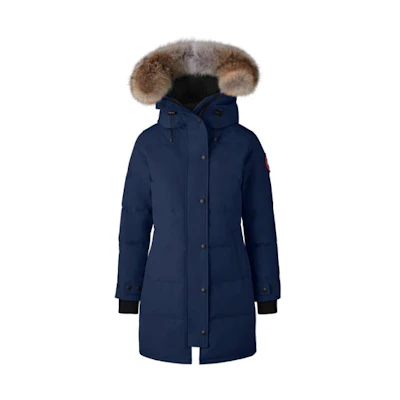 (Women) Canada Goose Shelburne Fusion Fit Long Down Parka Deep Sea Blue. 3802LA-63