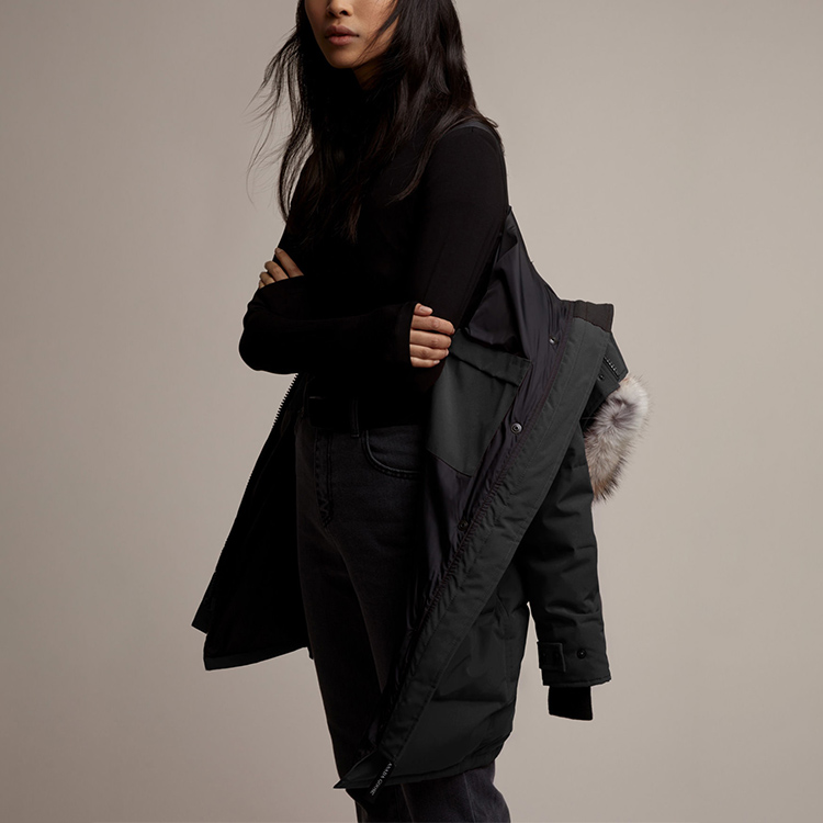 Details for (W) 캐나다구스 쉘번 퓨전 핏 파카 블랙 겨울 자켓 3802LA-61