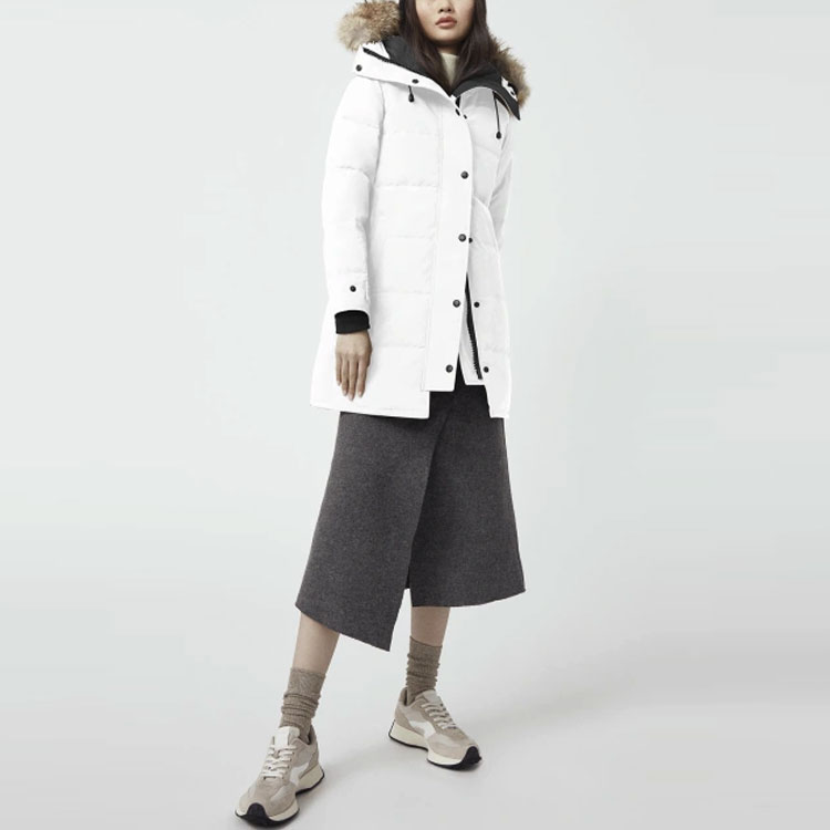 (Women) Canada Goose Shelburne Fusion Fit Parka Winter Jacket White - Warm Waterproof 3802LA-433 圖 5