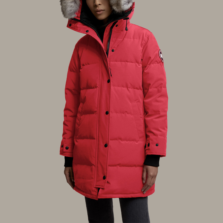 Lookbook (Women) Canada Goose Shelburne Fusion Fit Red Label Parka Red Down Jacket 3802LA-11