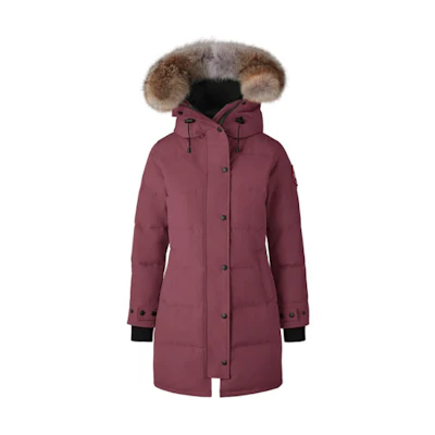 (Women) Canada Goose Shelburne Long Parka Down Jacket - Elderberry Color 3802LA-810