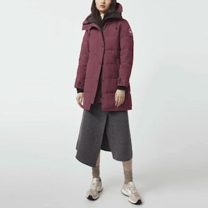 (W) 加拿大鹅Shelburne长款羽绒大衣-接骨木色 3802LA-810 Lookbook (W) 加拿大鹅Shelburne长款羽绒大衣-接骨木色 3802LA-810