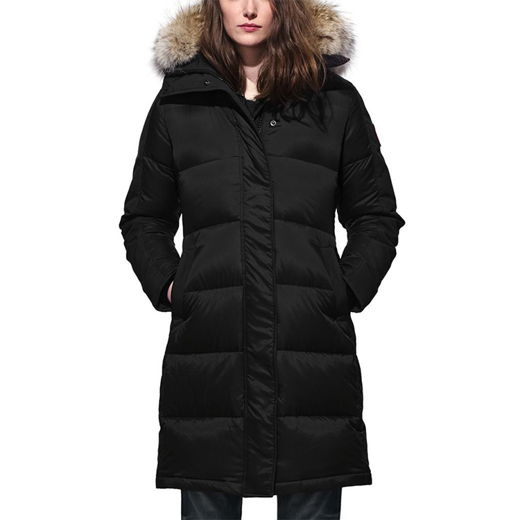 Details for (Women) Canada Goose Shelburne Parka, Black Down Waterproof Jacket Coat 3802L-61-BLK