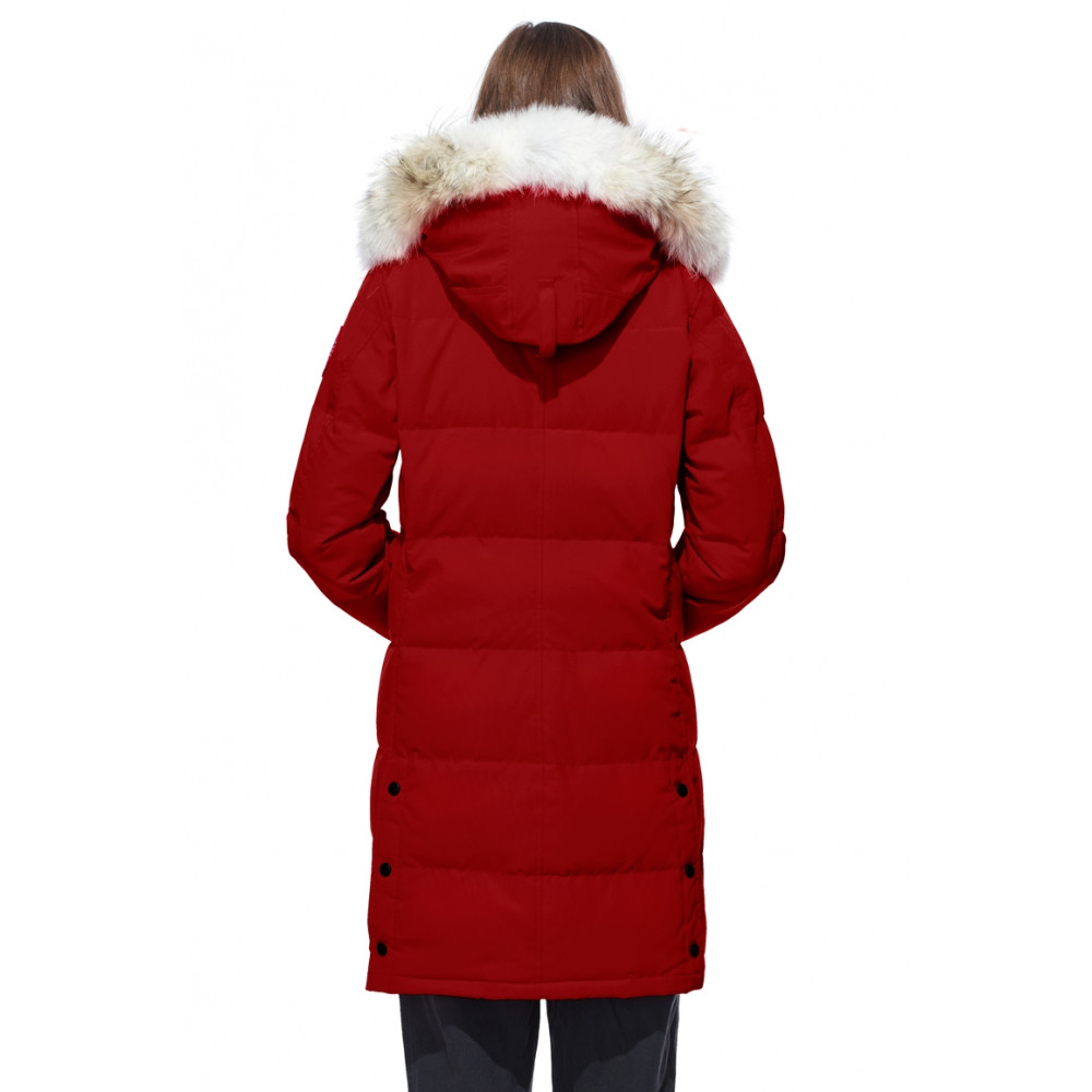 Details for (W) 캐나다구스 셸번 파카 딥레드 롱 다운 재킷 3802L-261