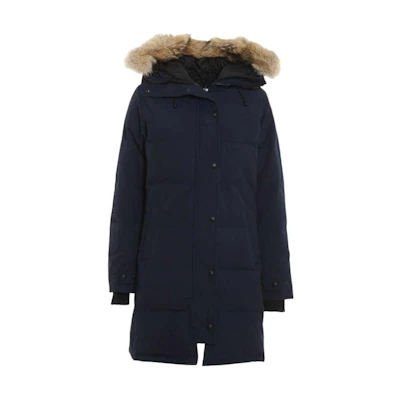 (Women) Canada Goose Shelburne Parka Winter Blue Waterproof Duck Down Jacket 3802L-63