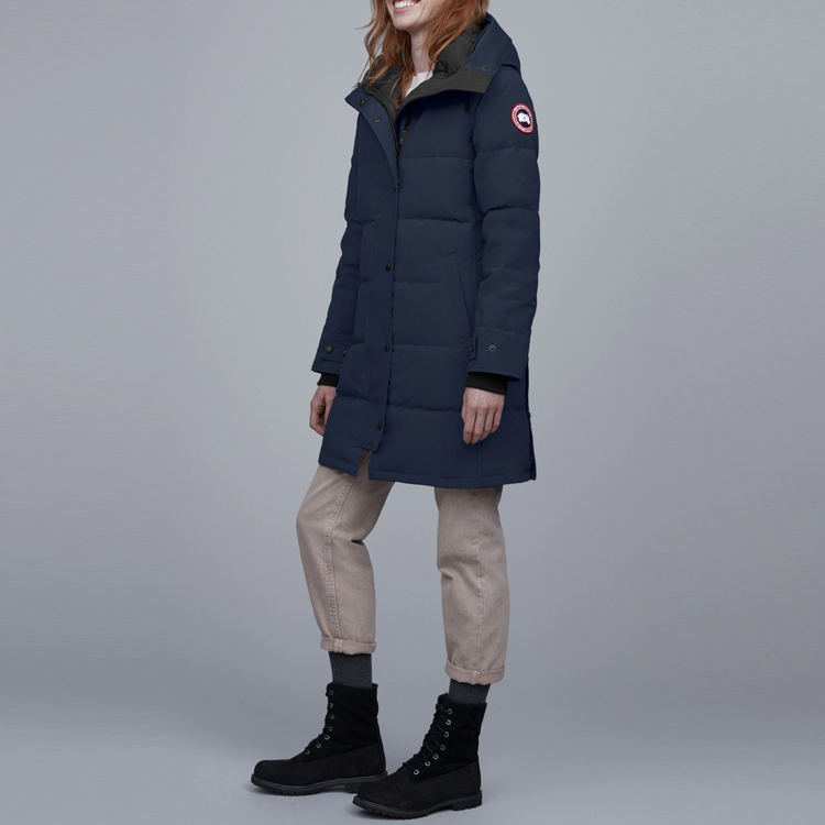 Details for (W) 캐나다구스 쉘번 파카 겨울 블루 방수 오리털 다운 재킷 3802L-63