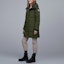 Lookbook (W) 캐나다구스 셸번 파카 겨울 코트, 레드 라벨 올리브 그린 3802L-49