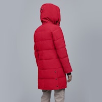 (W) Canada Goose Shelburne Roja Chaqueta Larga con Capucha Parka Etiqueta Roja 3802L-11 Details for (W) Canada Goose Shelburne Roja Chaqueta Larga con Capucha Parka Etiqueta Roja 3802L-11
