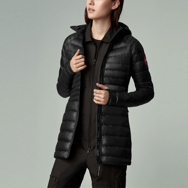 (Women) Canada Goose Shelburne SS21 Black Down Jacket with Logo for Winter Snow Sports 2716L-61 圖 4
