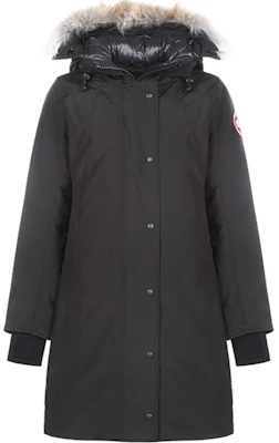 (W) 加拿大鵝 Sherbrooke 黑色派克大衣附紅標 3821L-61 Order (W) 加拿大鵝 Sherbrooke 黑色派克大衣附紅標 3821L-61