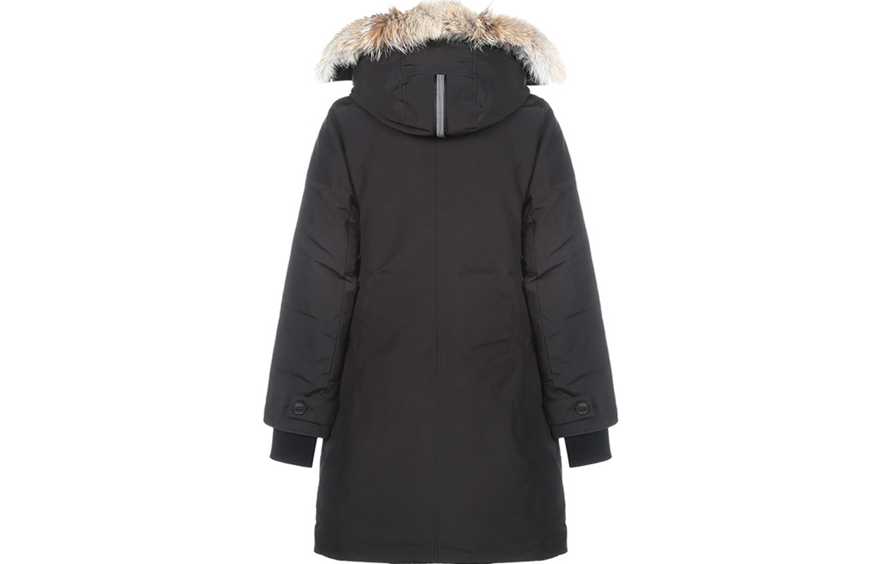 Lookbook (W) 加拿大鵝 Sherbrooke 黑色派克大衣附紅標 3821L-61