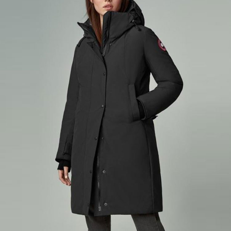 Purchase (W) 加拿大鵝 Sherbrooke 黑色派克大衣附紅標 3821L-61