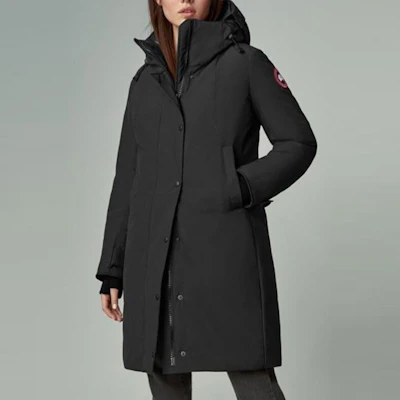 (W) 加拿大鵝 Sherbrooke 黑色派克大衣附紅標 3821L-61 Purchase (W) 加拿大鵝 Sherbrooke 黑色派克大衣附紅標 3821L-61