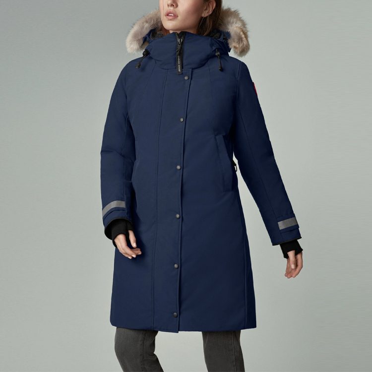 (Women) Canada Goose Sherbrooke Parka Navy Blue 3821L-63 圖 4