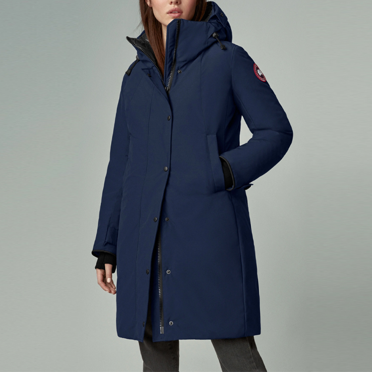 (Women) Canada Goose Sherbrooke Parka Navy Blue 3821L-63 圖 5