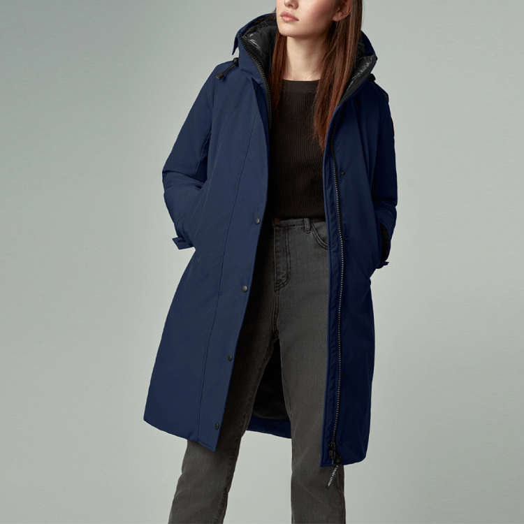 (Women) Canada Goose Sherbrooke Parka Navy Blue 3821L-63 圖 6