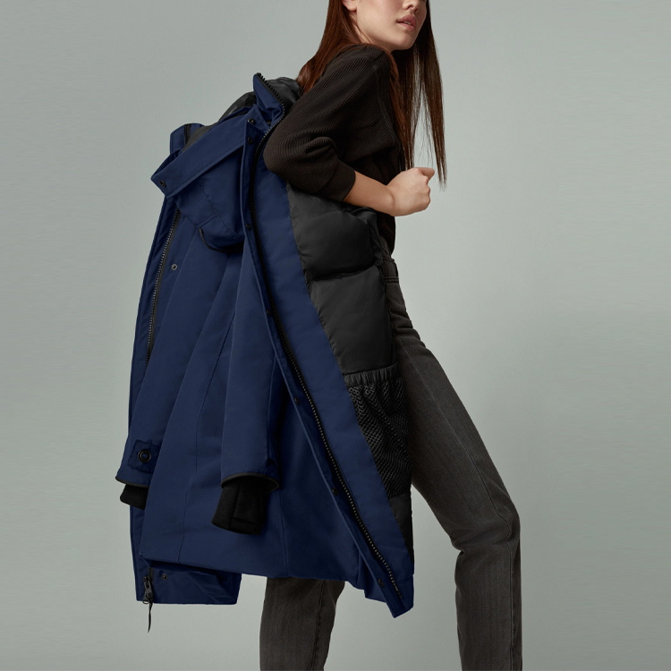 (Women) Canada Goose Sherbrooke Parka Navy Blue 3821L-63 圖 7