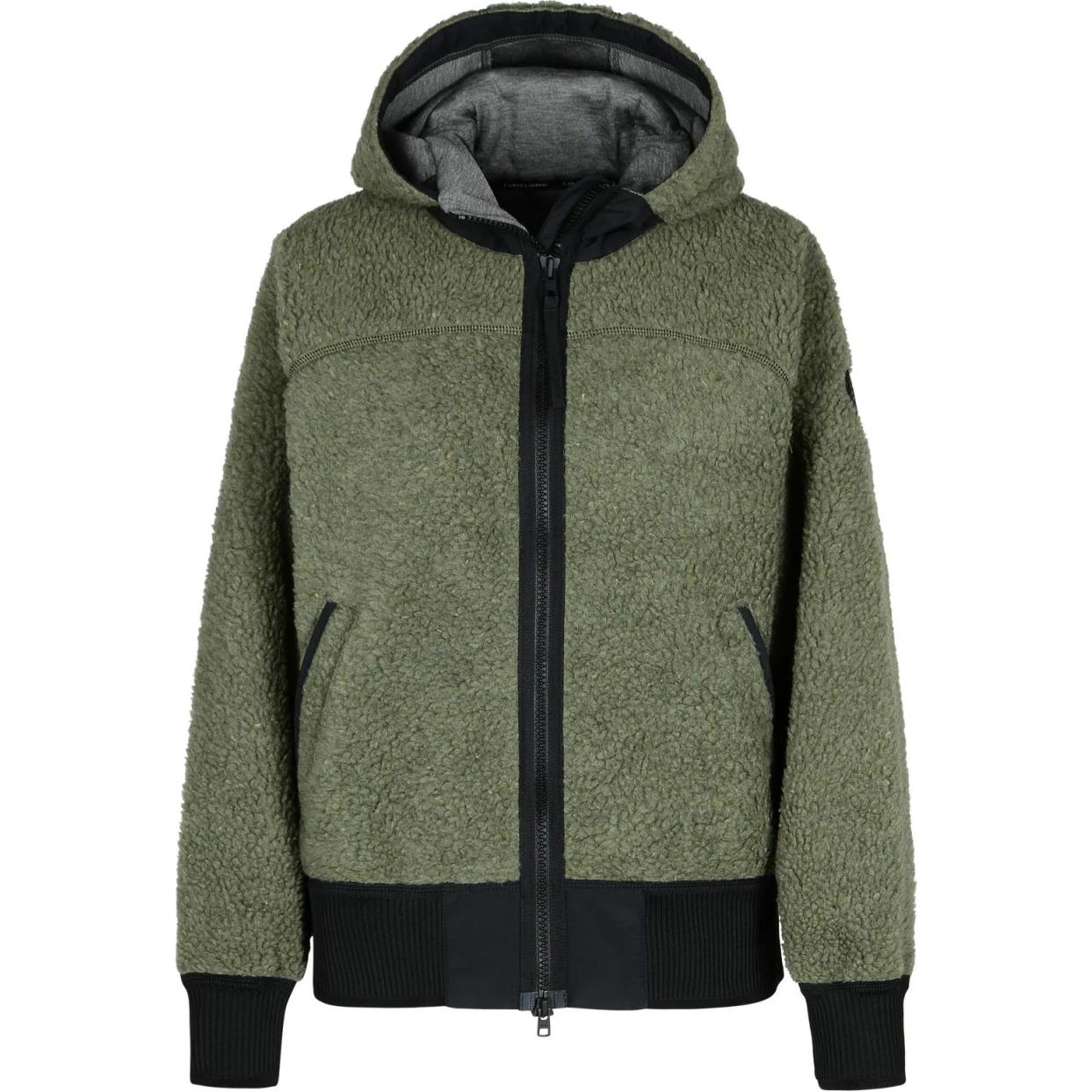 (Women) Canada Goose Simcoe  Green Logo Zip-Up Hooded Jacket Long Sleeve. 7016WB1-664 圖 2