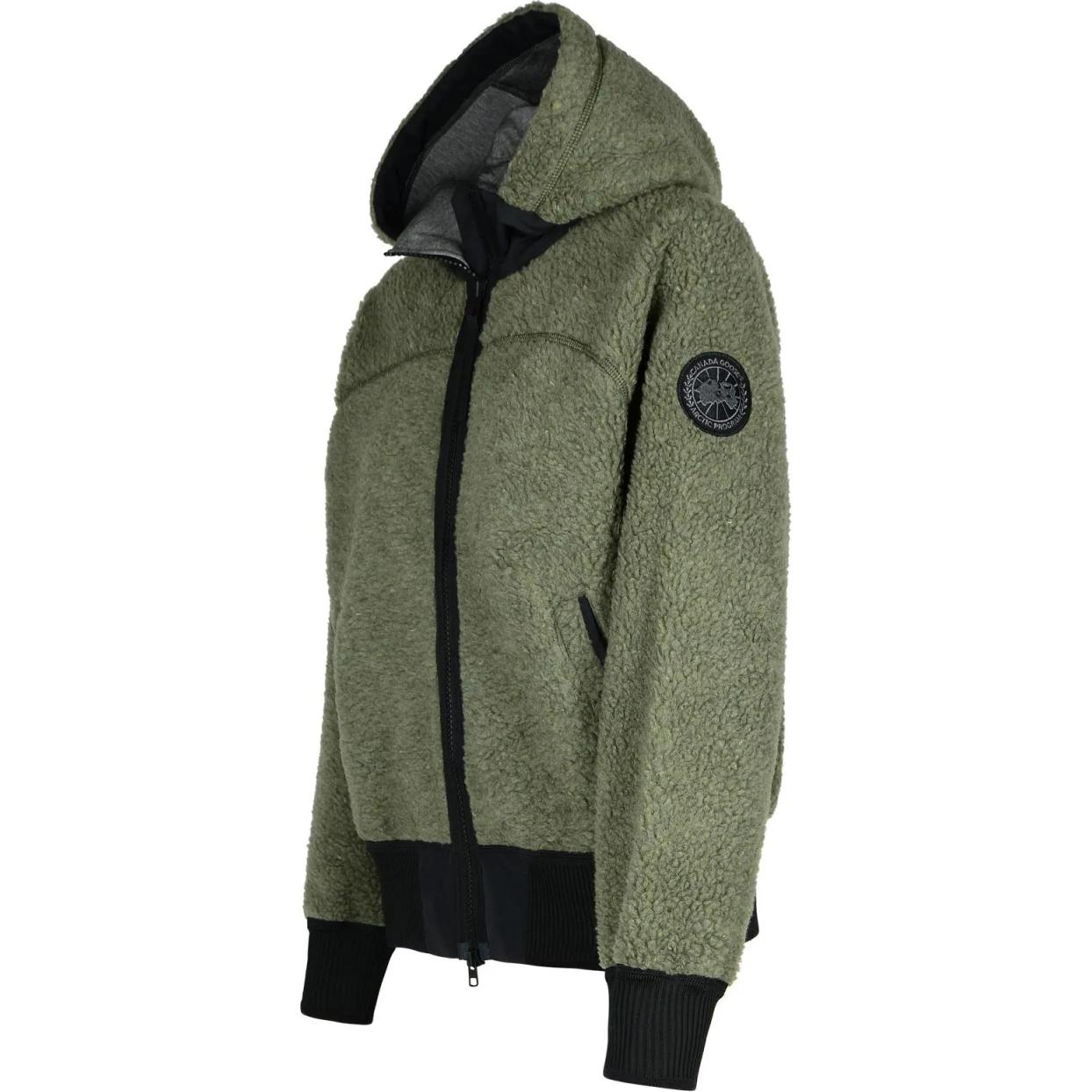 (Women) Canada Goose Simcoe  Green Logo Zip-Up Hooded Jacket Long Sleeve. 7016WB1-664 圖 4