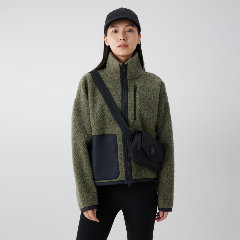 (Women) Canada Goose Simcoe  Green Zip-Up Jacket with Logo Patch. 1101WB-1664 圖 7