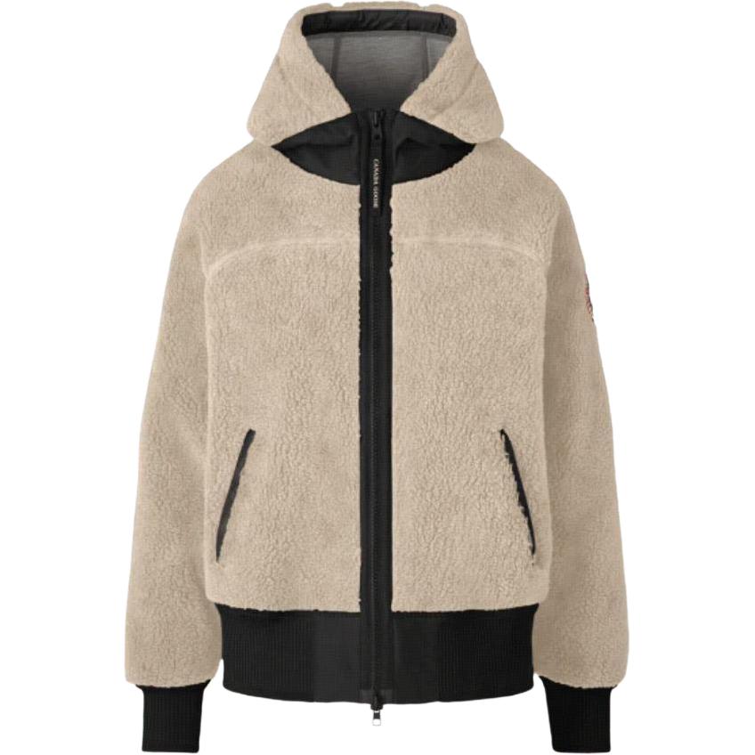 (Women) Canada Goose Simcoe  Red Label Sherpa Wool Fleece Hoodie Jacket. 7016W-950