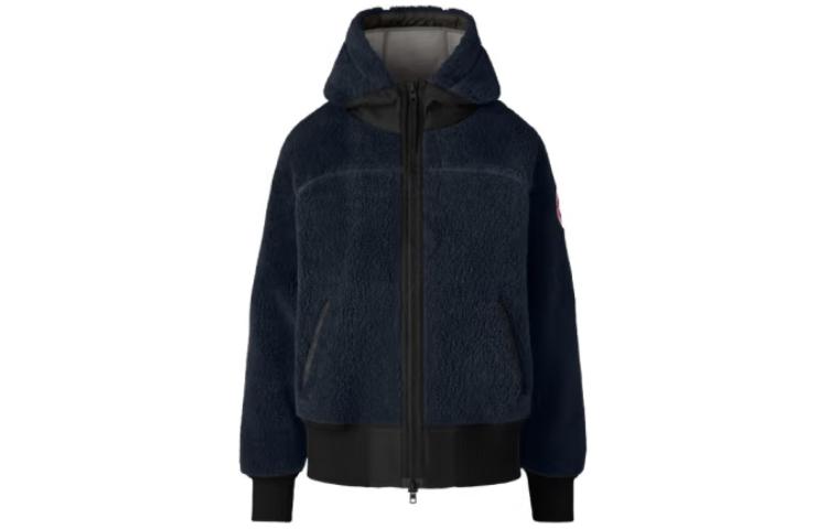 (Women) Canada Goose Simcoe Blue Fleece Hoodie Jacket with Solid Print Design 7016W-63 圖 3