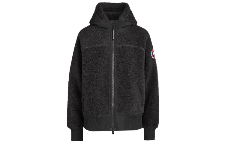 Order (W) Sudadera Chaqueta Negra Mujer Canada Goose Simcoe FW2 Fleece Logo Oversize. 7016L-61