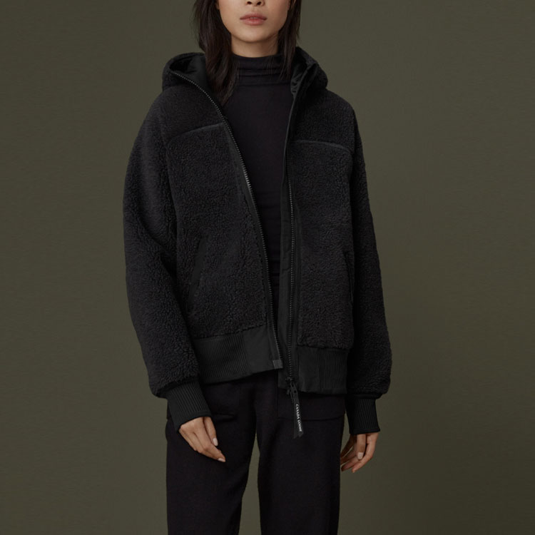 Purchase (W) Sudadera Chaqueta Negra Mujer Canada Goose Simcoe FW2 Fleece Logo Oversize. 7016L-61