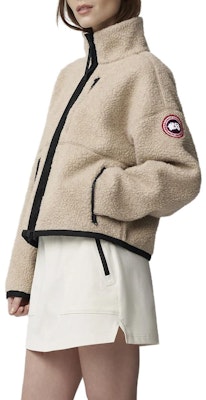 (W) Canada Goose Simcoe Red Label Jaket Fleece Zip Klasik 羊羔绒 Jaket 1101W-950 Details for (W) Canada Goose Simcoe Red Label Jaket Fleece Zip Klasik 羊羔绒 Jaket 1101W-950