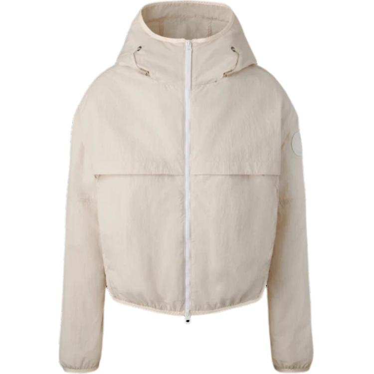 Buy (Women) Canada Goose Sinclair  White Zip-Up Hoodie Jacket 2433W-W1621