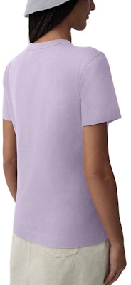 (W) 캐나다구스 솔리드 컬러 캐주얼 티셔츠 라이락 퍼플 1400W Shop (W) 캐나다구스 솔리드 컬러 캐주얼 티셔츠 라이락 퍼플 1400W