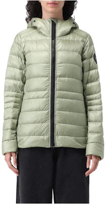 (W) 加拿大鹅纯色拉链连帽羽绒服绿色 2242WB-1481 Order (W) 加拿大鹅纯色拉链连帽羽绒服绿色 2242WB-1481