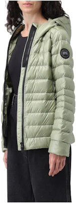 (W) 加拿大鹅纯色拉链连帽羽绒服绿色 2242WB-1481 Shop (W) 加拿大鹅纯色拉链连帽羽绒服绿色 2242WB-1481