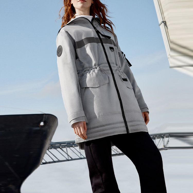 (Women) Canada Goose SS21 Resolute Logo Print Hooded Jacket Grey. 3592LX-291 圖 6