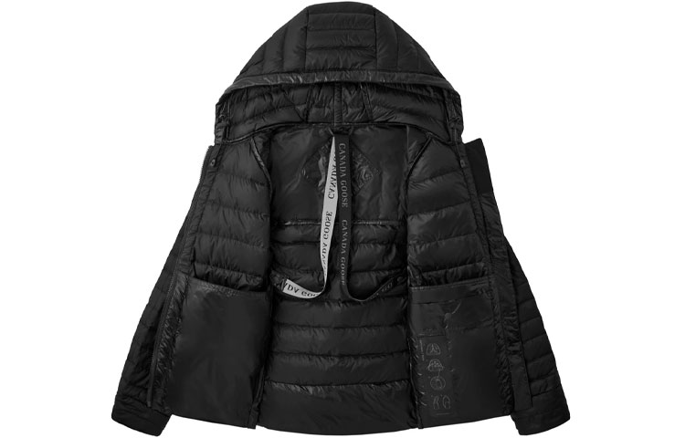 Lookbook (W) Canada Goose Jaket Hoodie Down Roxboro Hitam SS21 2225LB-61