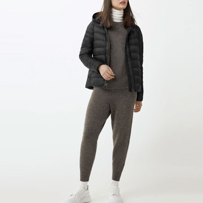 (W) Canada Goose Jaket Hoodie Down Roxboro Hitam SS21 2225LB-61 Purchase (W) Canada Goose Jaket Hoodie Down Roxboro Hitam SS21 2225LB-61