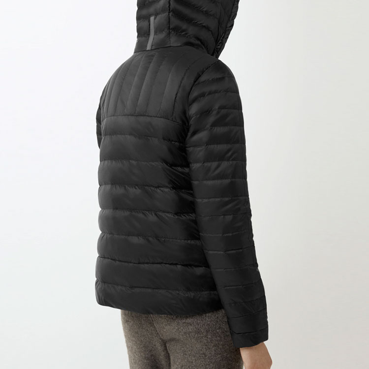 Sizing (W) Canada Goose Jaket Hoodie Down Roxboro Hitam SS21 2225LB-61