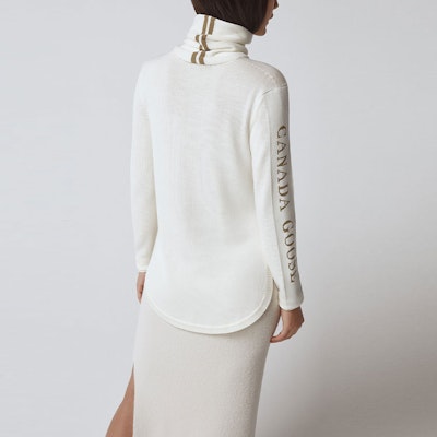 (W) Canada Goose SS22 Fairhaven 1/4 Zip Sweater Wool Reflektif Putih 7027L-467 Shop (W) Canada Goose SS22 Fairhaven 1/4 Zip Sweater Wool Reflektif Putih 7027L-467