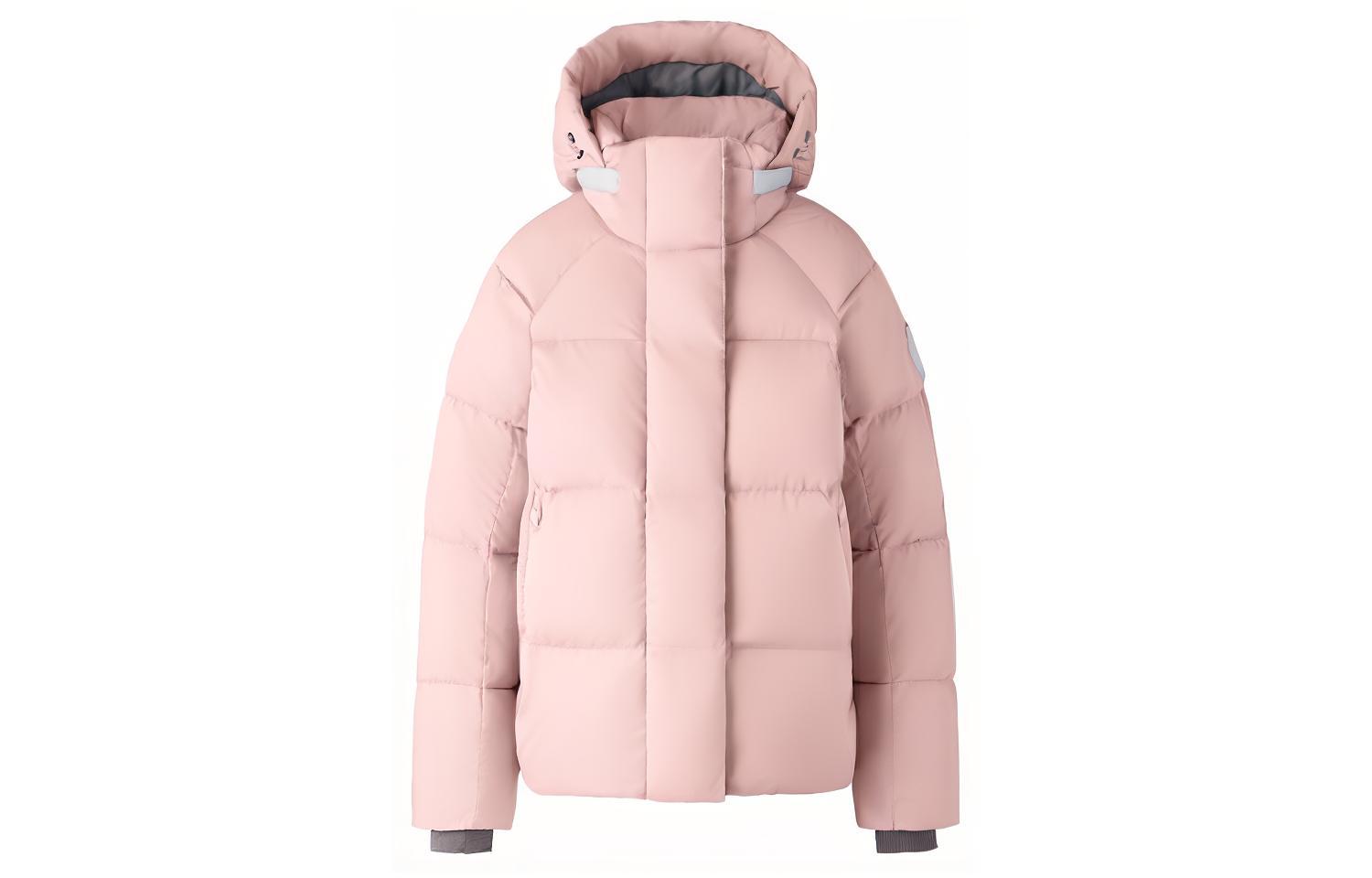 Order (W) 캐나다구스 SS22 파스텔 핑크 숏 패딩 재킷 겨울 파카. 2602LB1-1254